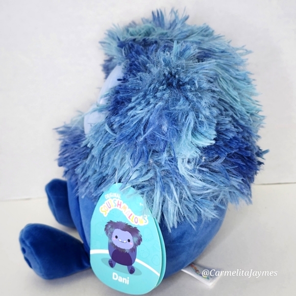 DANI 🐾 8" Blue Big Foot Original Squishmallow by Kelly Toy ☆ NWT ☆ - Picture 3 of 9
